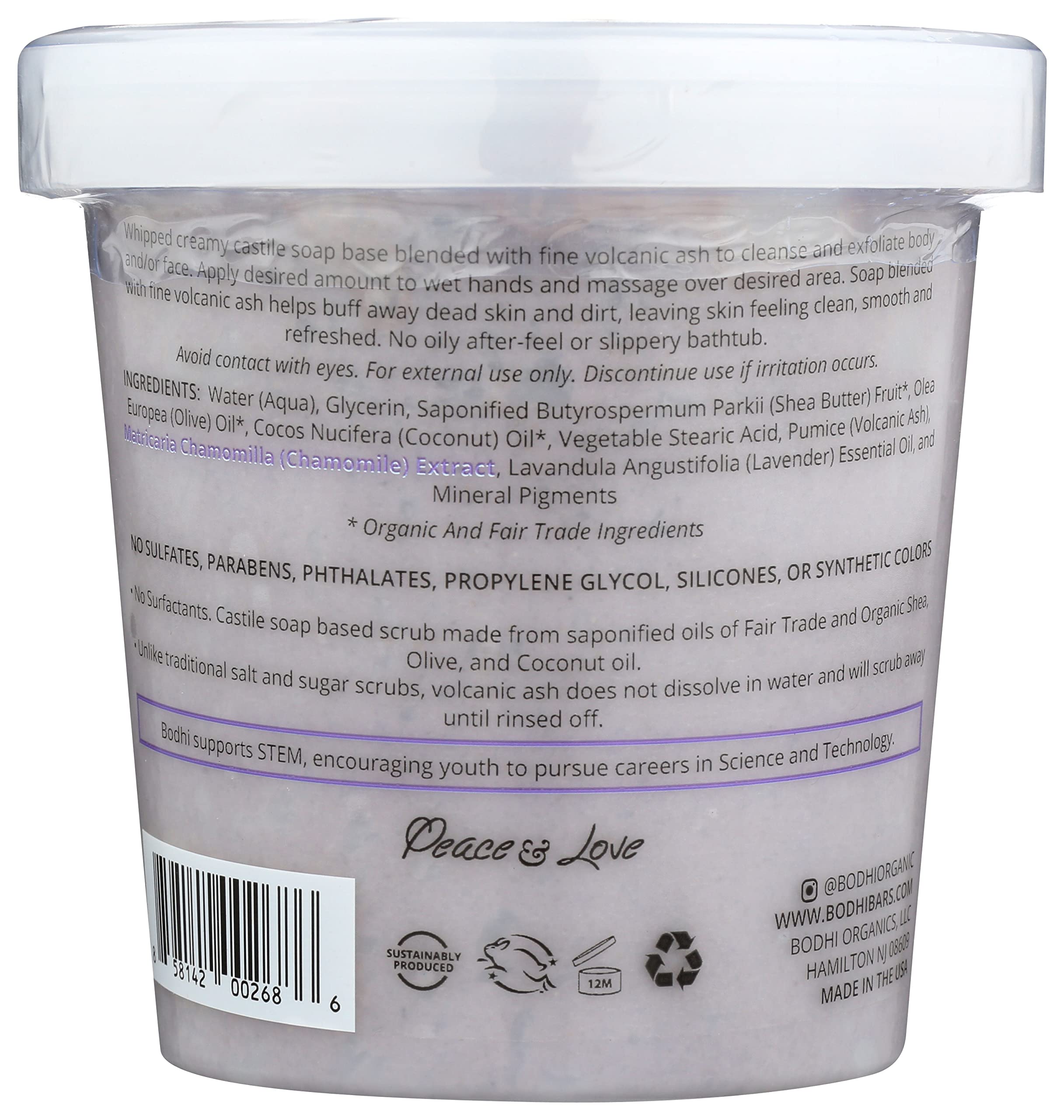BODHI castile-based foam delivers gentle cleansing with shea butter nourishment.