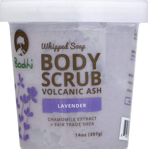 BODHI Lava Lavender whipped soap foam closeup highlights creamy lather and cleansing feel.