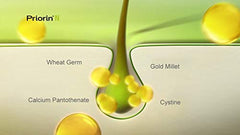 bodi Priorin millet extract image showcasing natural hair care blend