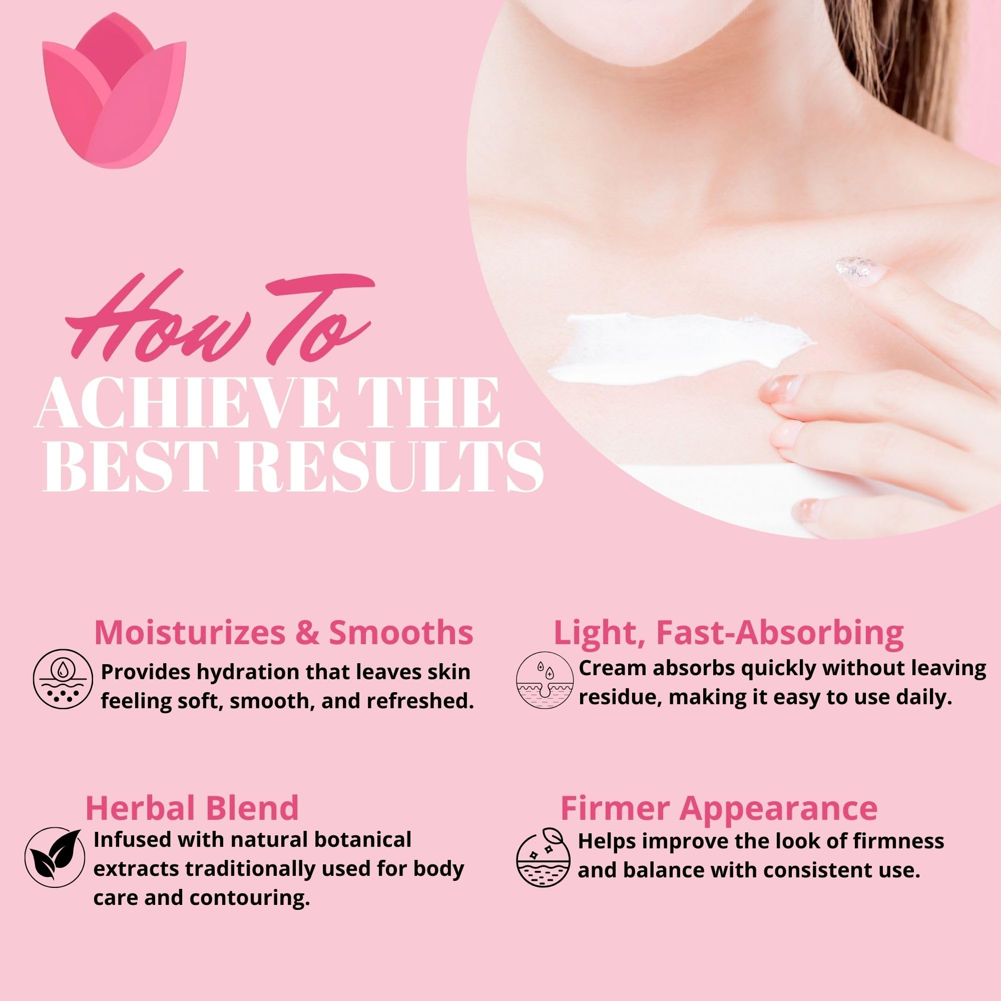 Bodied by Bella bust care routine massage demonstrating comfortable daily use
