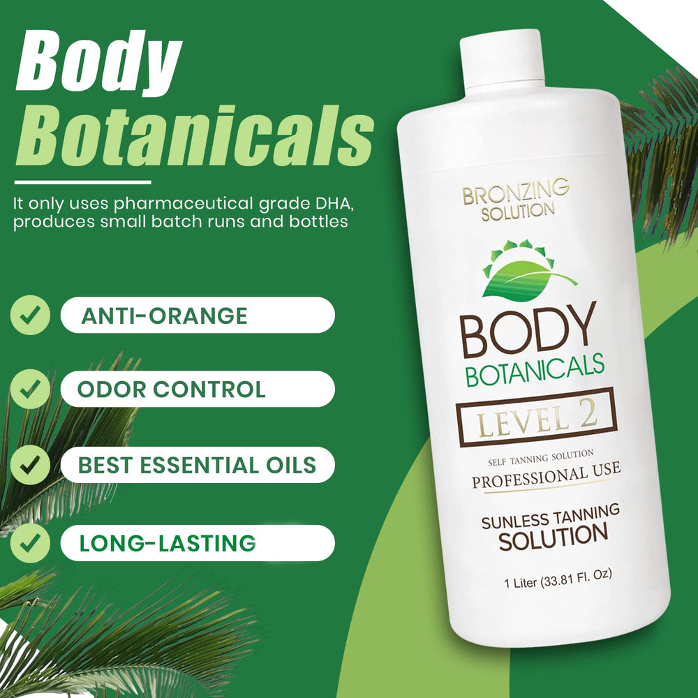 Body Botanicals sunless tanning solution organic ingredients promote skin safety and comfort.