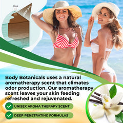 Body Botanicals sunless tanning solution anti-orange DHA delivers natural-looking color.