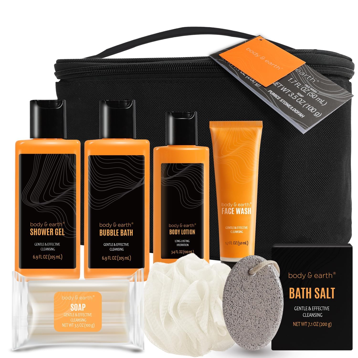 Body & Earth citrus face wash for a refreshing daily cleanse.