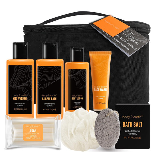 Body & Earth citrus face wash for a refreshing daily cleanse.