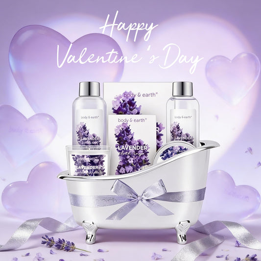 Body & Earth lavender scented shower gel cleanses gently with a calming aroma