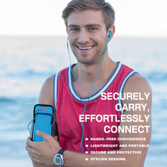 BODY & EARTH phone pouch, secure carry for workouts and travel.