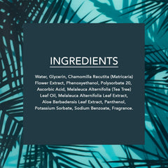 Body Prescriptions cruelty-free wipes with tea tree for clean, toned feel.