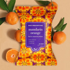 Body Prescriptions orchid blossom wipe captures delicate floral cleansing