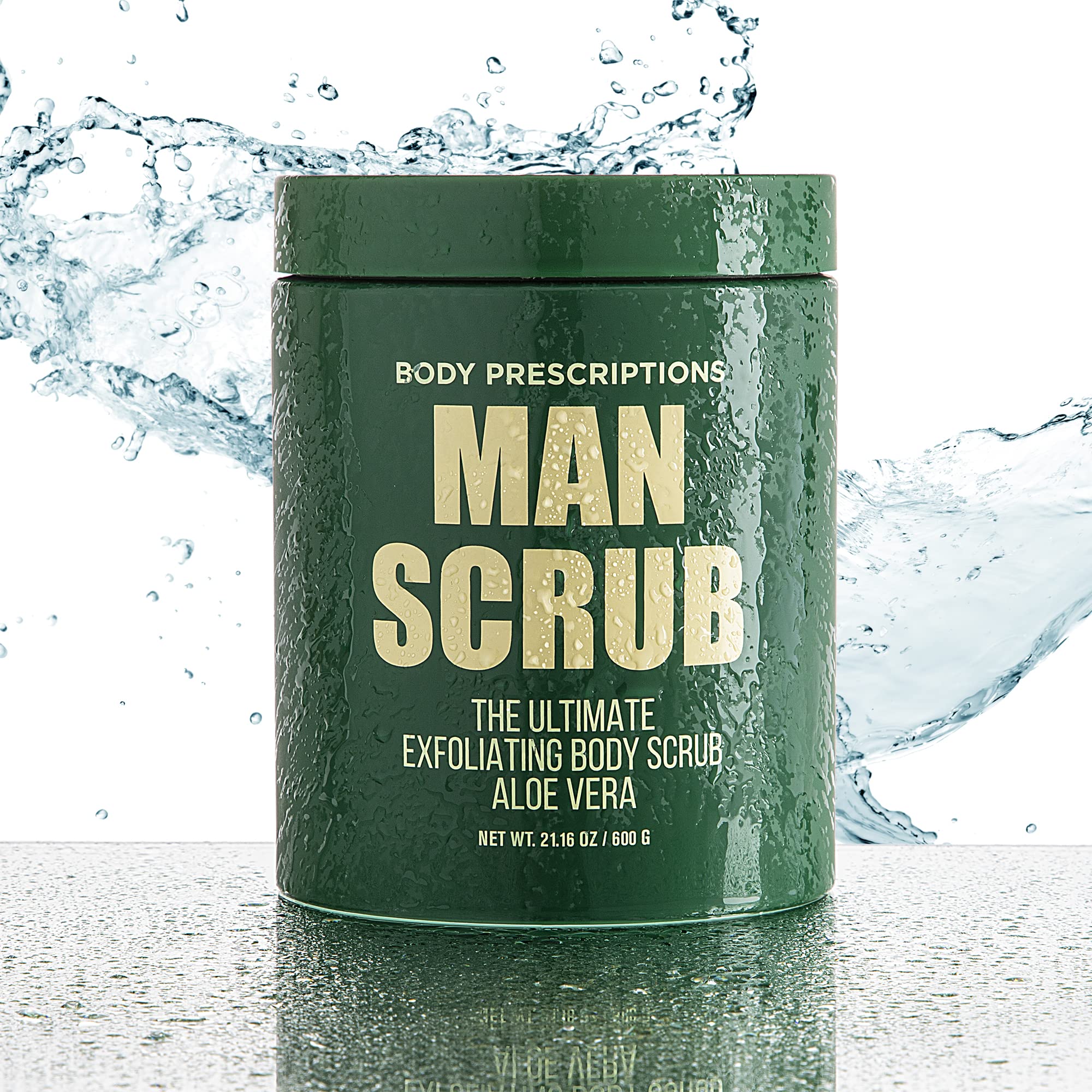 Close-up of textured scrub showing gentle exfoliation for smooth skin.