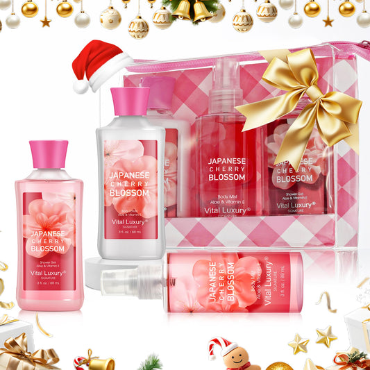 Bodybeau Shower Gel bottle with cherry blossom scent for daily cleansing.