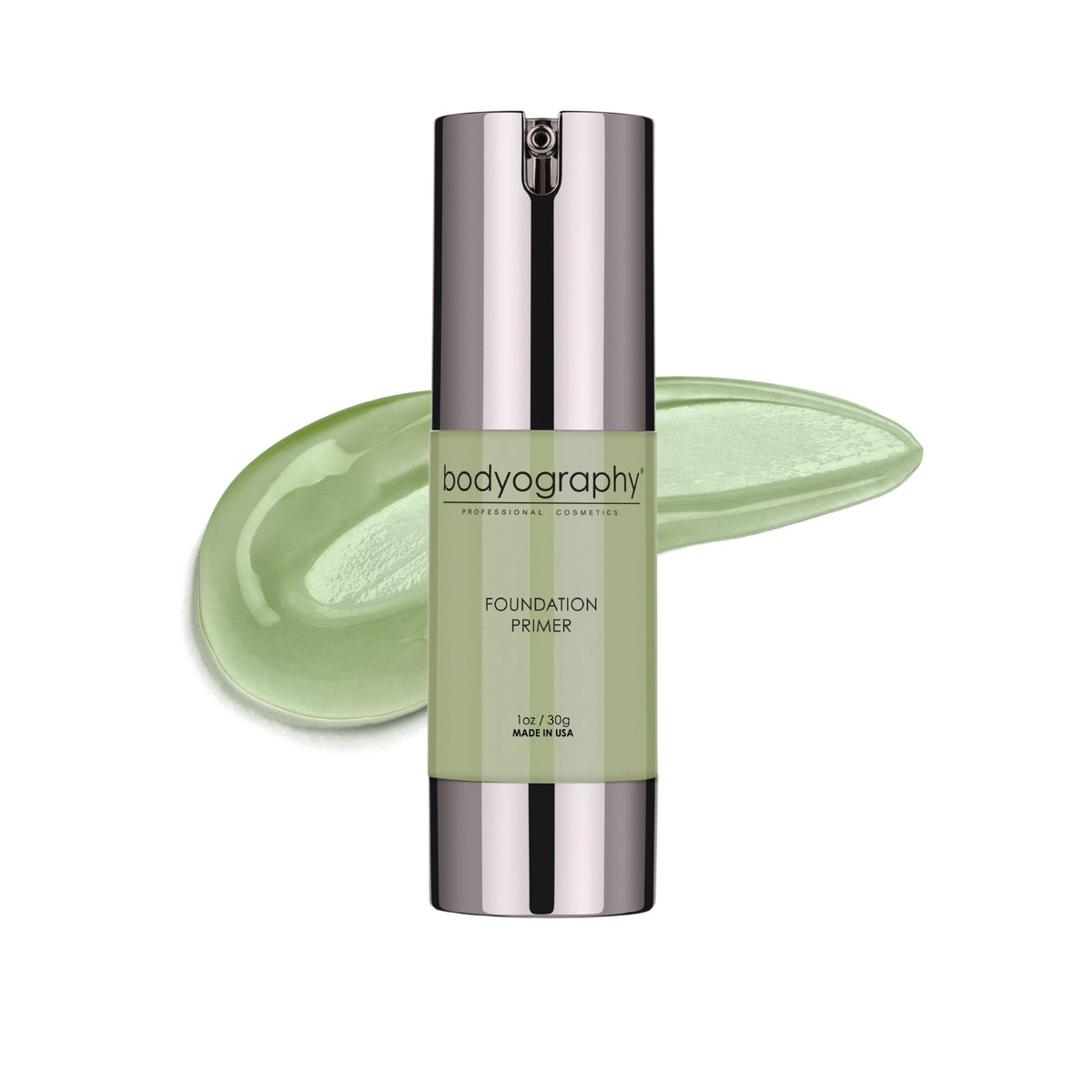 Bodyography Foundation Primer Green bottle neutralizes redness for an even complexion