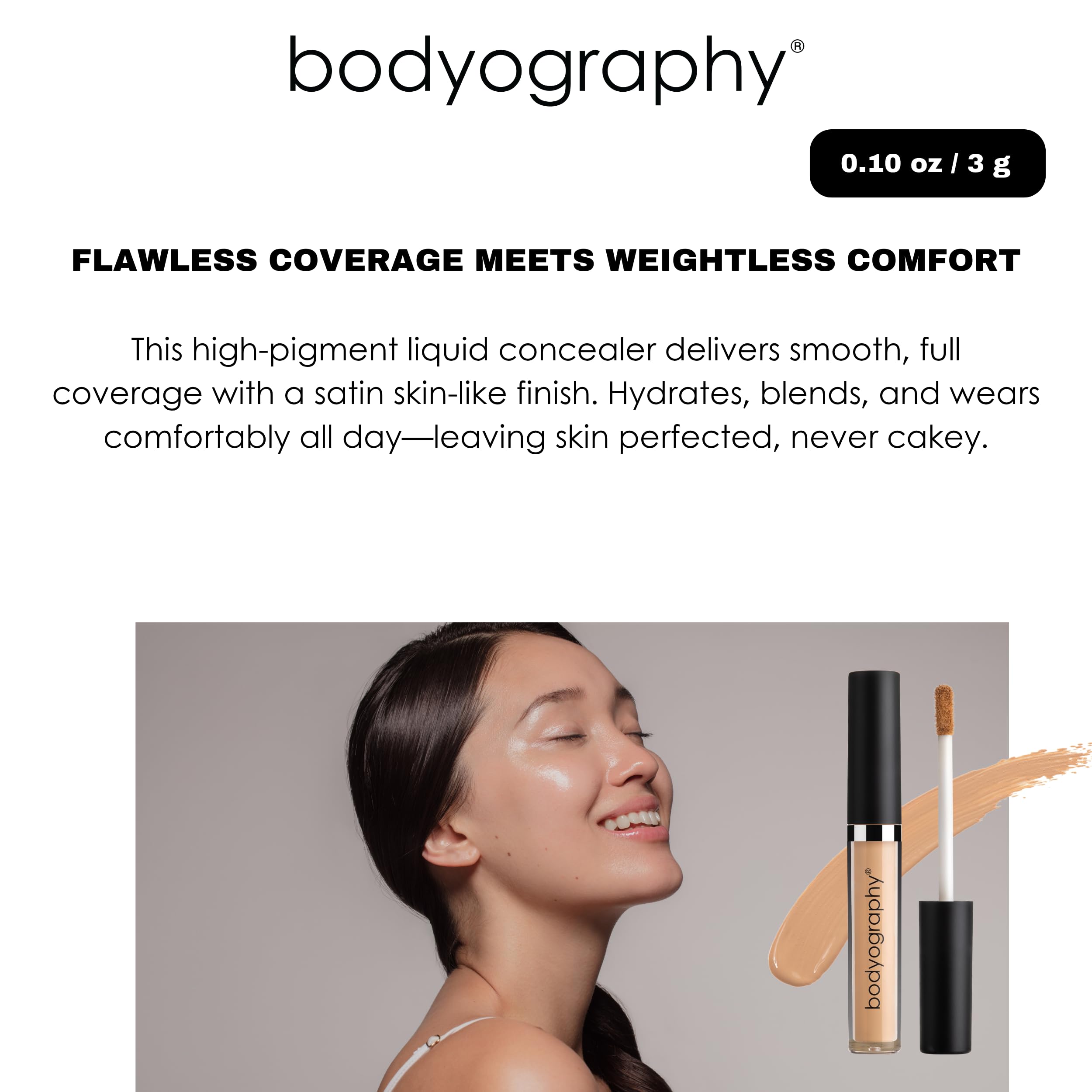 Bodyography Skin Slip buildable coverage lets you layer as needed