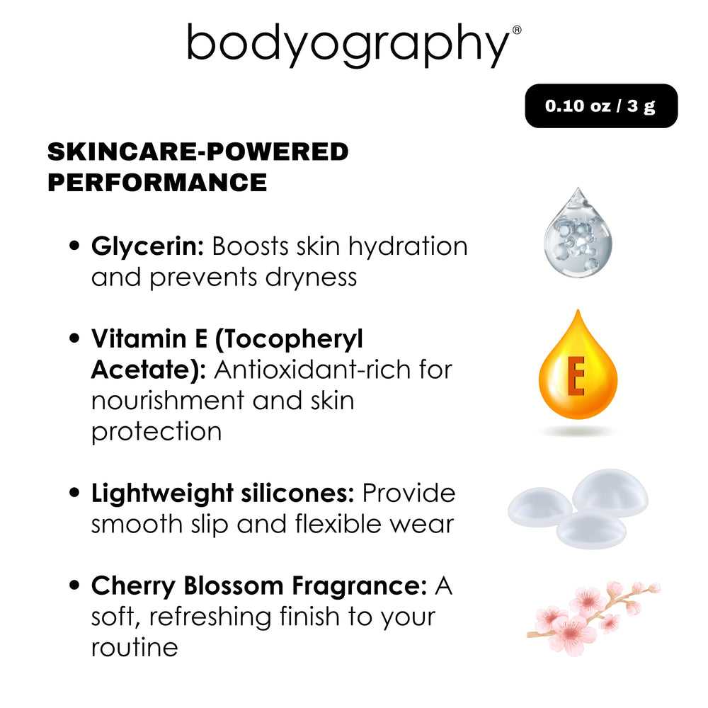 Bodyography Skin Slip long wear preview suggests all day confidence and comfort.