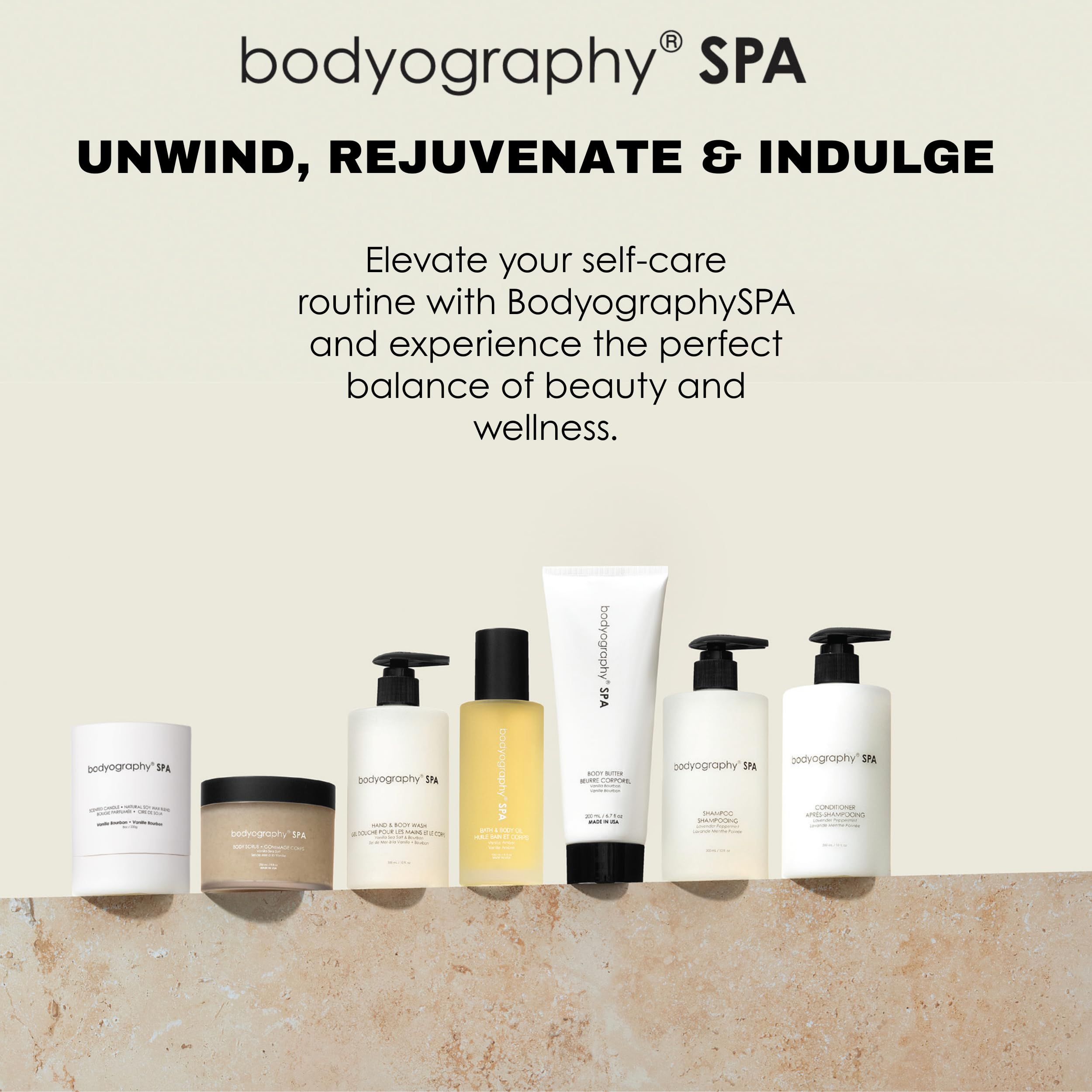 Bodyography Spa Shampoo daily-use hair care for frizz control