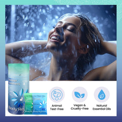 BodyRefresh citrus close-up highlighting bright, uplifting scent for morning routine