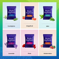 BodyRefresh grapefruit shower steamer for bright, uplifting aroma during cleansing
