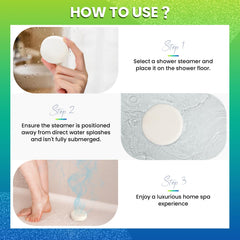 BodyRefresh rose shower steamer for floral soothing ambiance in the shower