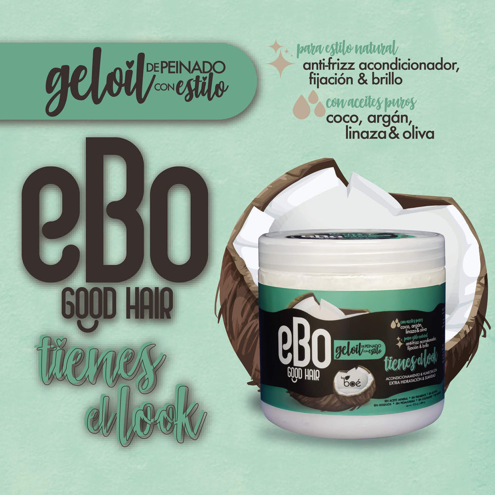 Boe Cosmetics Ebo GelOil delivers a glossy wet-look styling option.