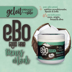 Boe Cosmetics Ebo GelOil delivers a glossy wet-look styling option.