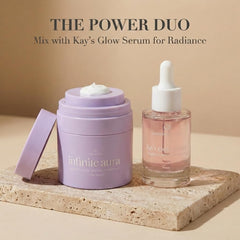 Bohemia Skin Infinite Aura applying on face for hydration and barrier support