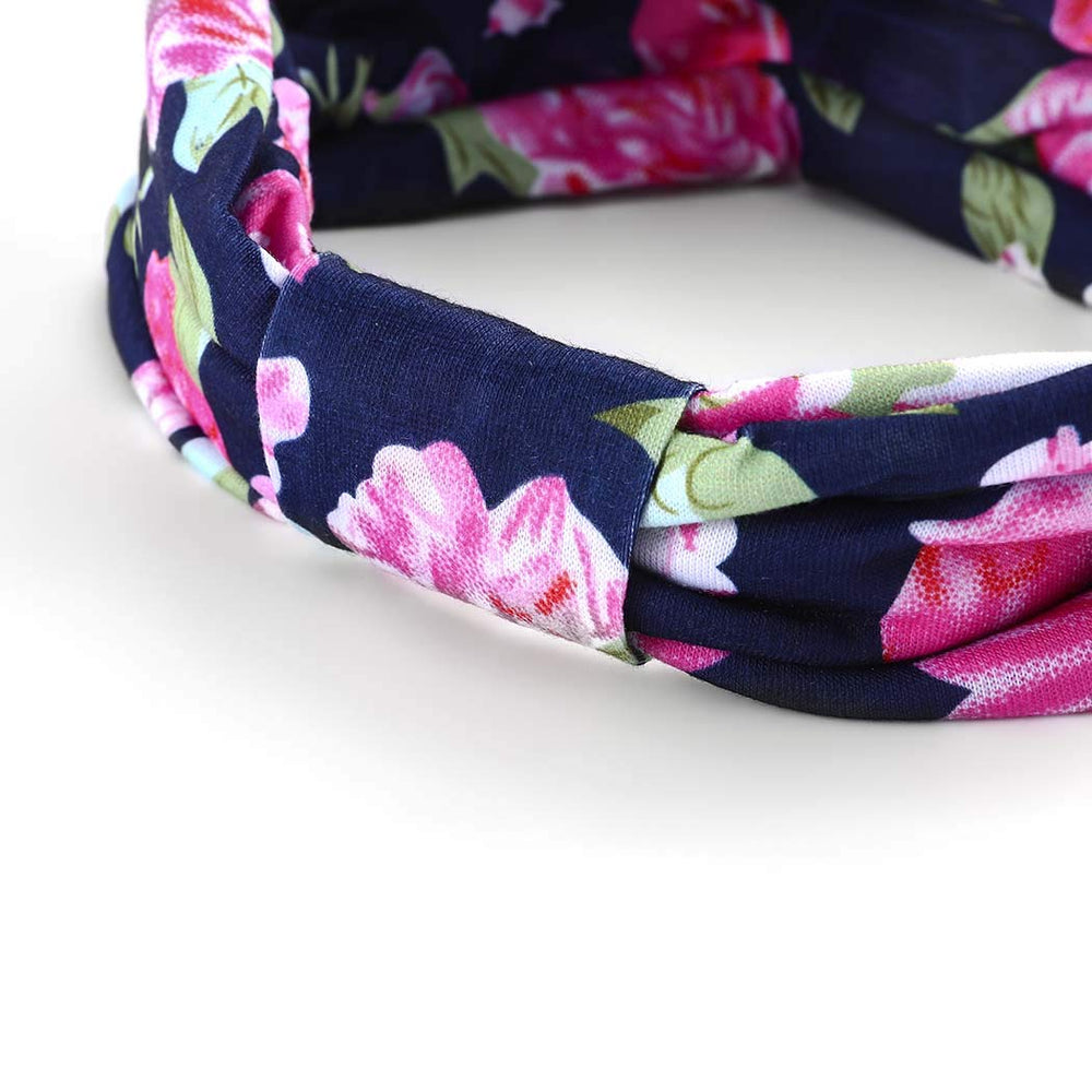 Bohend boho button headband cotton texture closeup highlights breathable fabric
