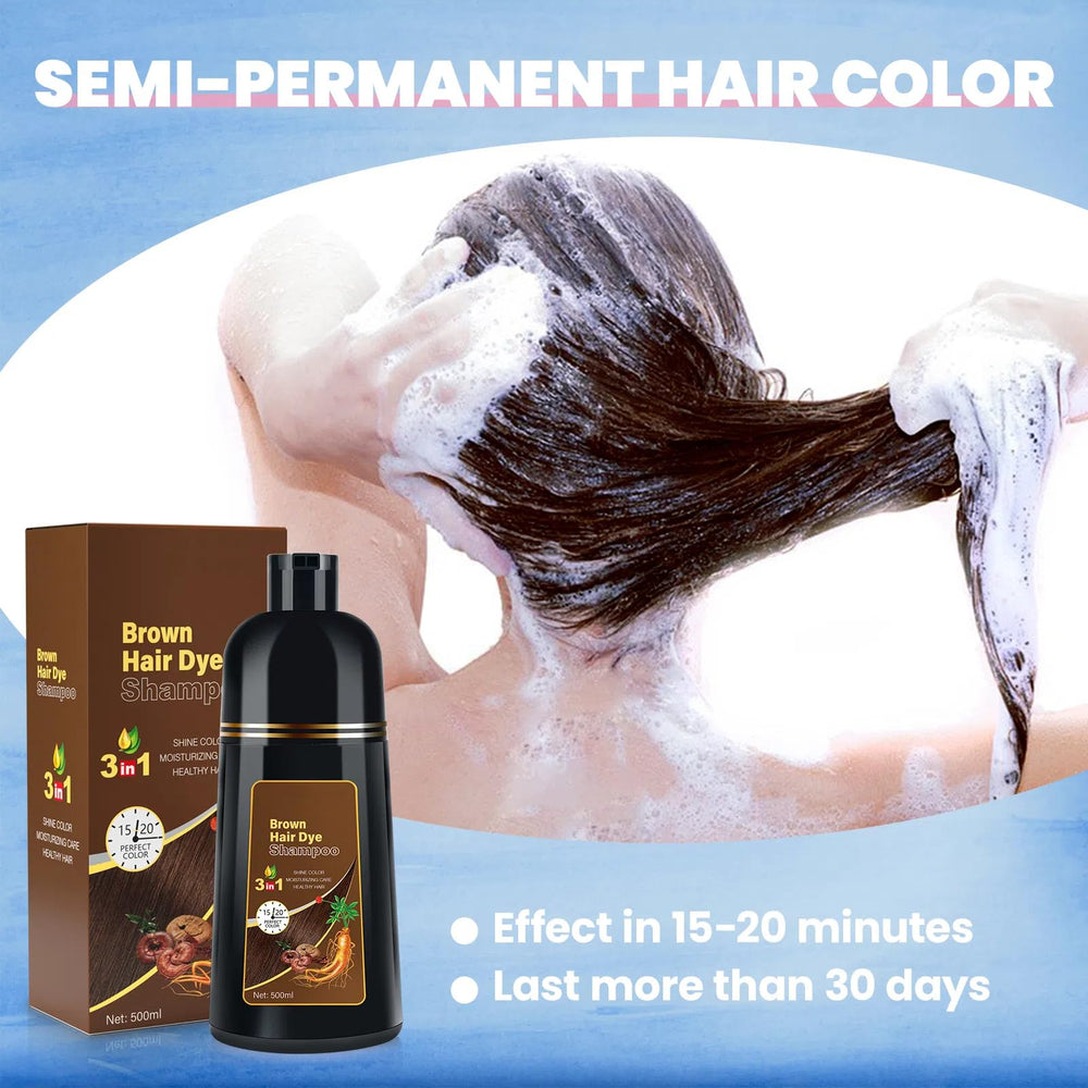 BOJICA final look displaying natural dark brown shade with lasting vibrancy