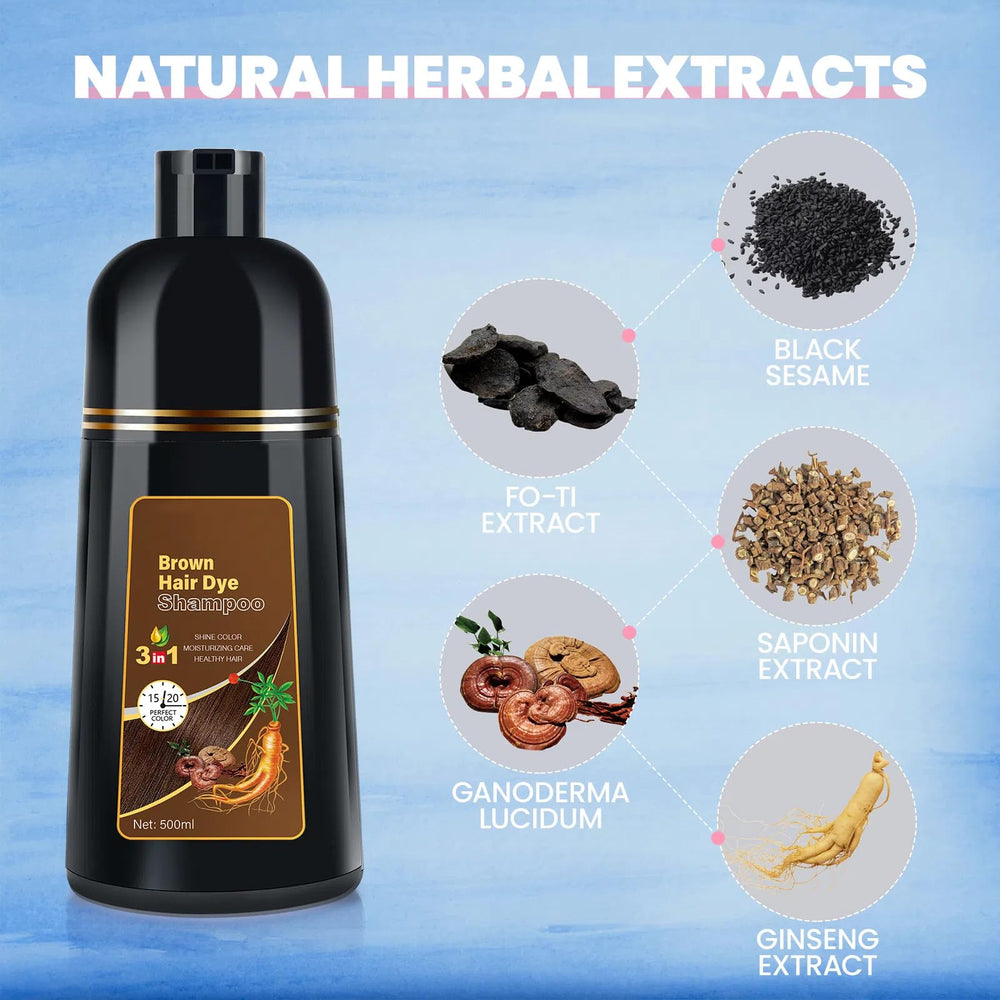 BOJICA Hair Color Shampoo lathering through hair with color and conditioning effects