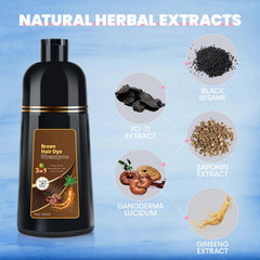 BOJICA Hair Color Shampoo lathering through hair with color and conditioning effects