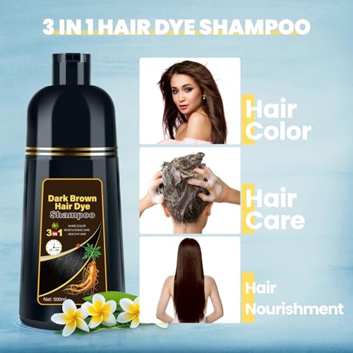 BOJICA hair dye shampoo ingredients with argan olive ginseng nourish hair during coloring