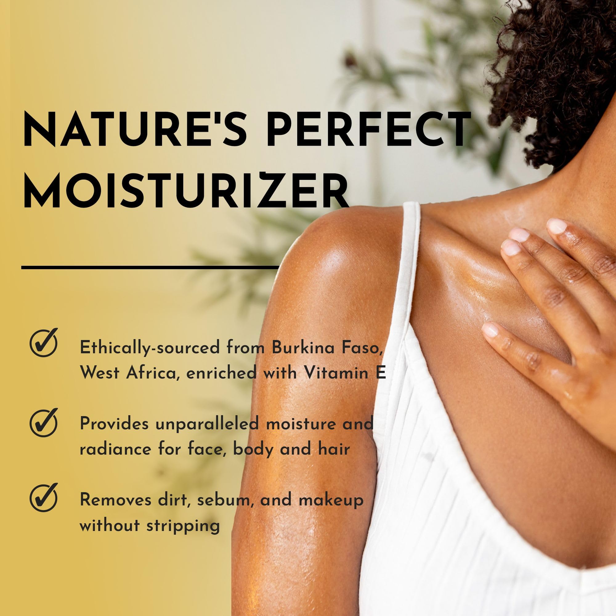 Bolden Vitamin E enriched shea oil bottle supports skin vitality
