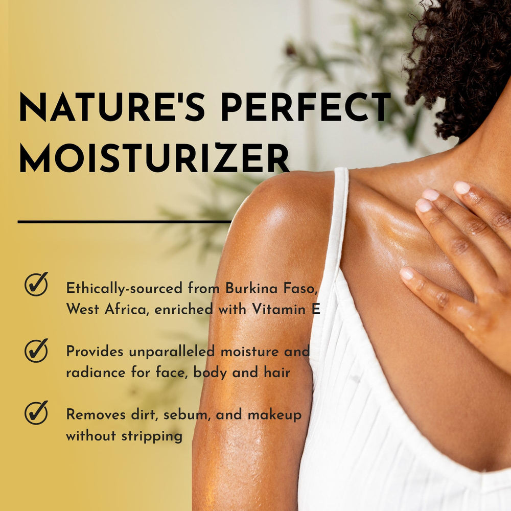 Bolden Vitamin E enriched shea oil bottle supports skin vitality