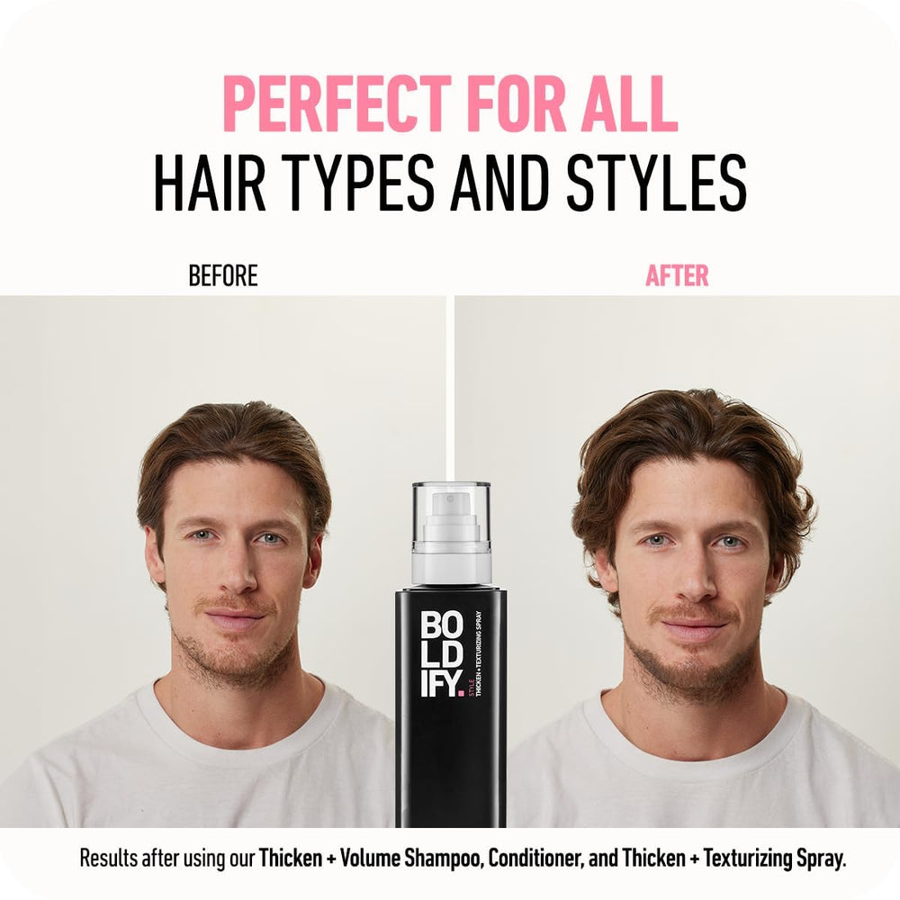 Boldify non-sticky formula prevents buildup for clean strands.