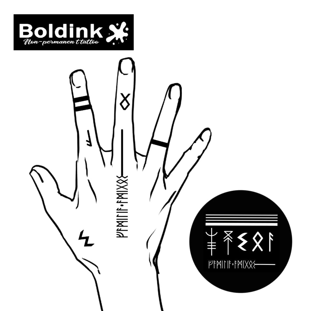 Boldink finger tattoo designs offer fashion-forward patterns for daily wear