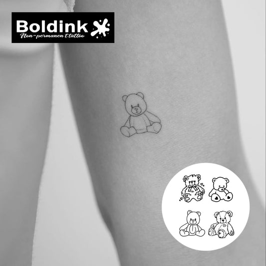 Boldink realistic tattoo sticker close-up shows authentic detail.