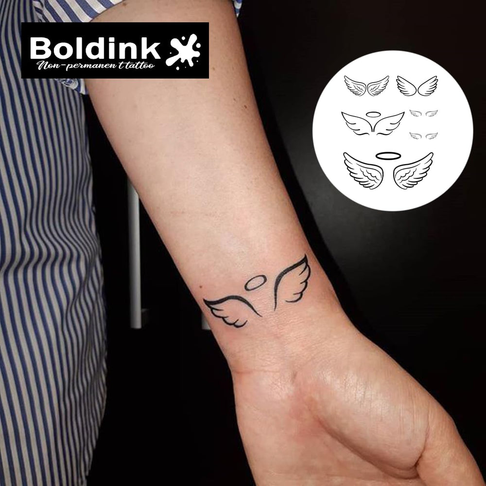 Boldink sponge kit accompanies the tattoo for easy, mess-free application