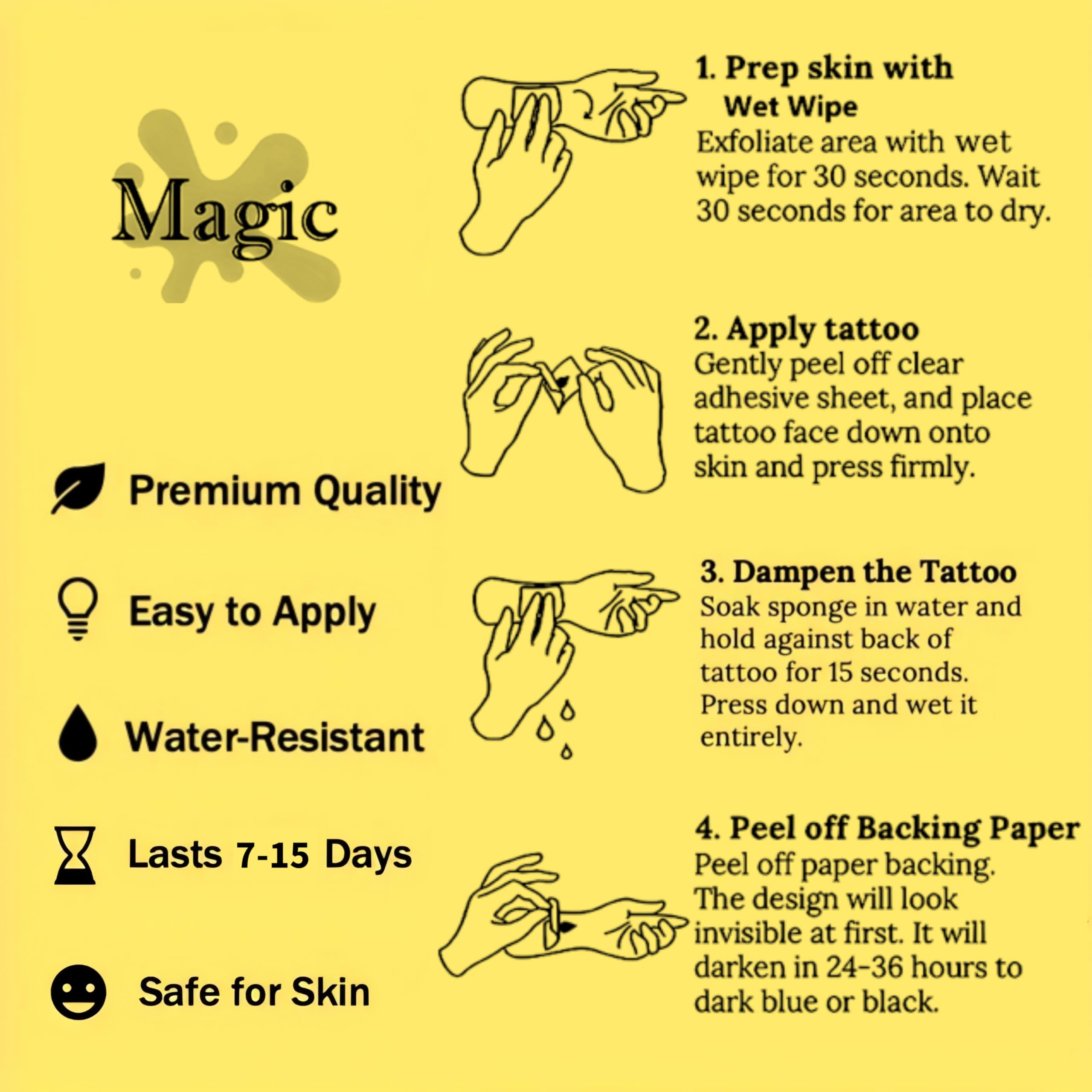 Boldink uses gardenia blue extract for natural ingredients and safety.