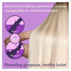 Bold Uniq Platinum hair tone before and after, showing balanced color.