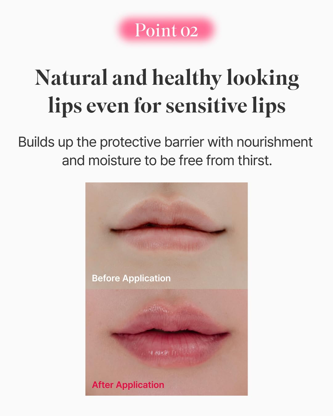 Nourishing formula with shea butter and vitamin E for lasting moisture