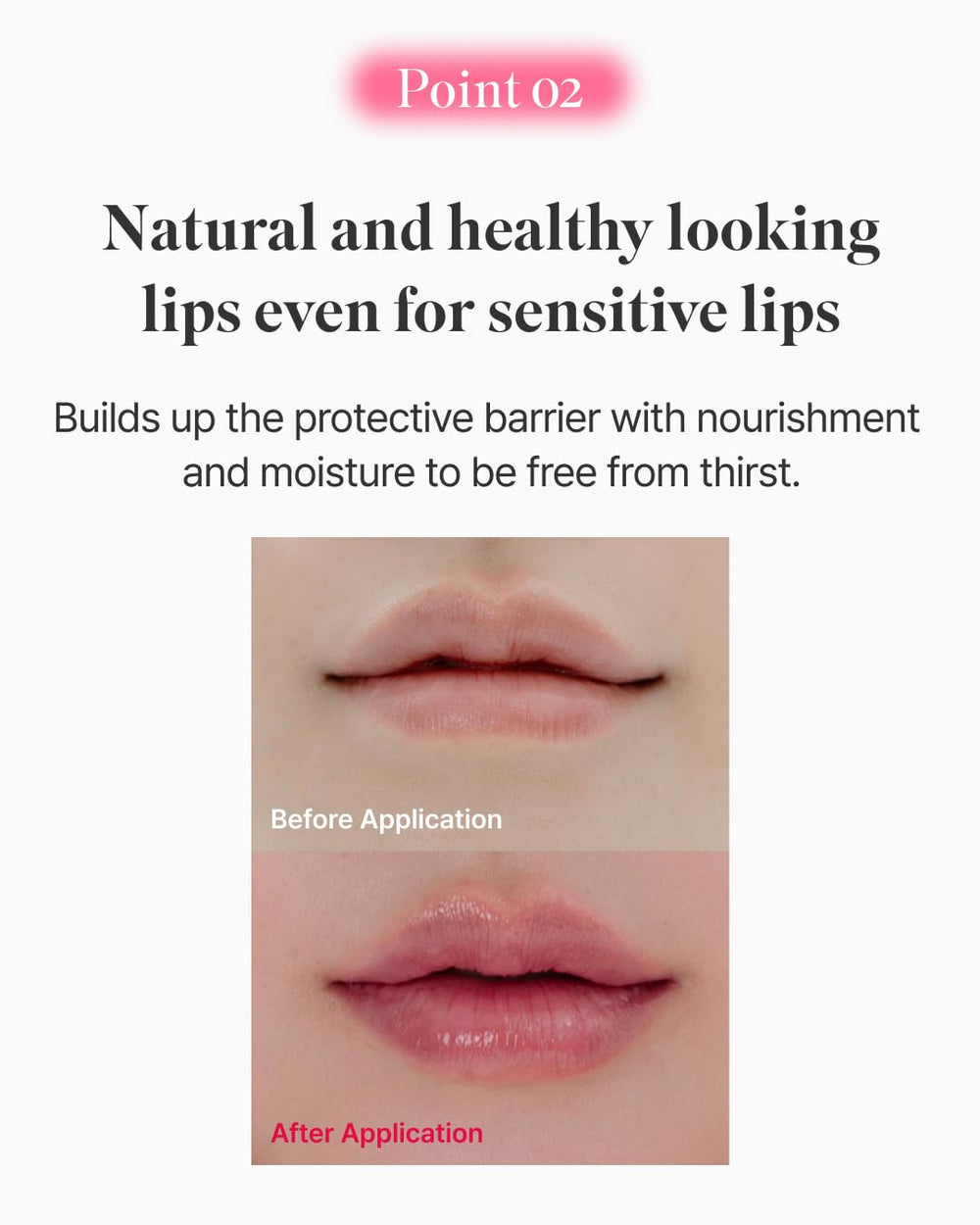 Nourishing formula with shea butter and vitamin E for lasting moisture