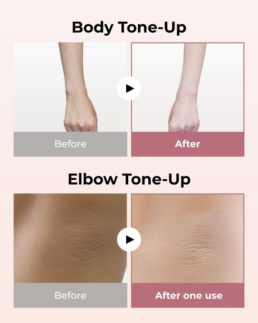 BOM Light On In-Shower peach-extract essence nourishes skin while rinsing.