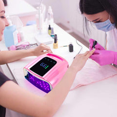 BOMOQING 96W nail lamp cordless design for freedom