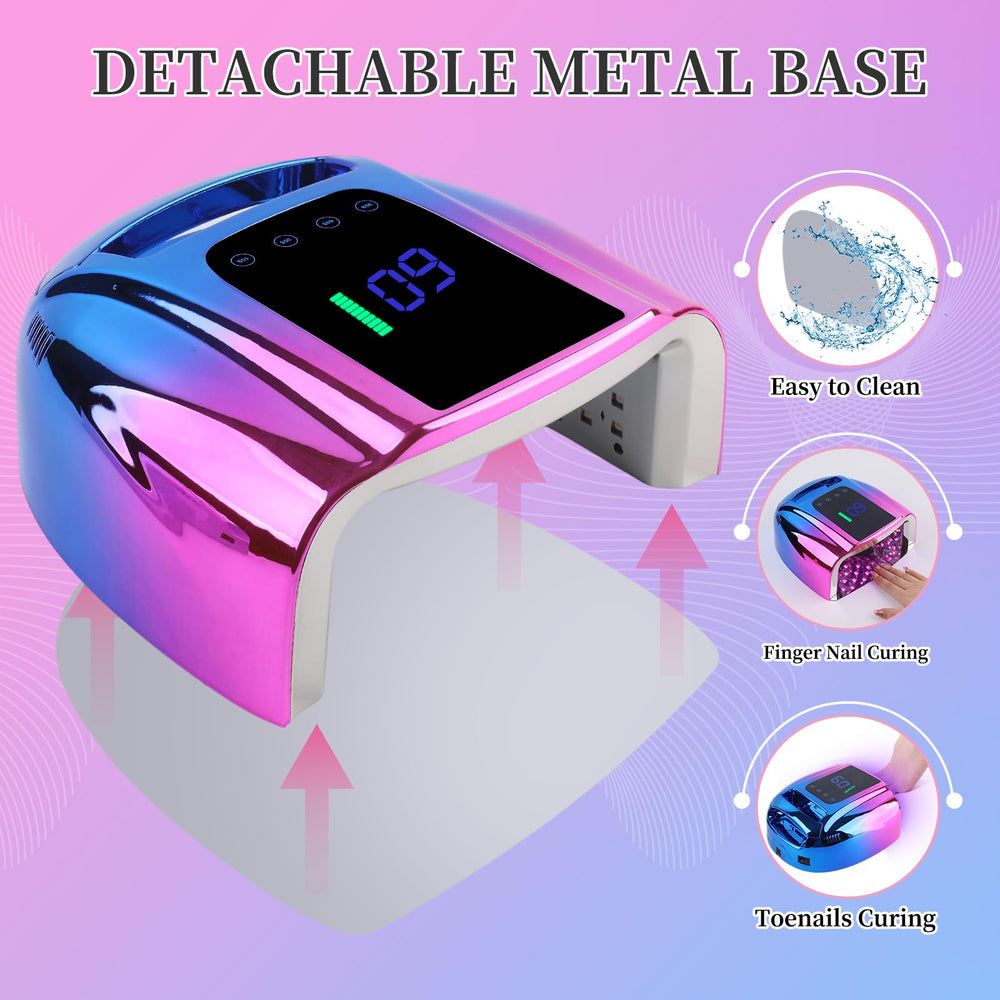 2-hour full charge powers long cordless use for BOMOQING lamp.