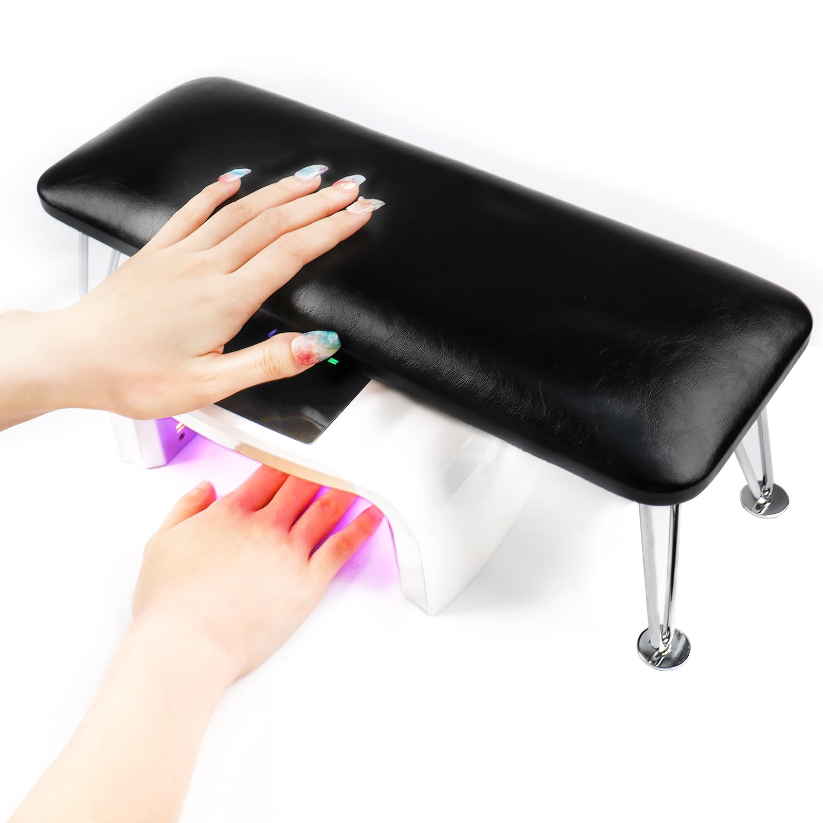BOMOQING arm-rest pillow for nails offering stable support during acrylic sessions