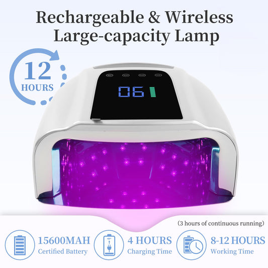 BOMOQING nail lamp hands-under-lamp quick gel curing at home