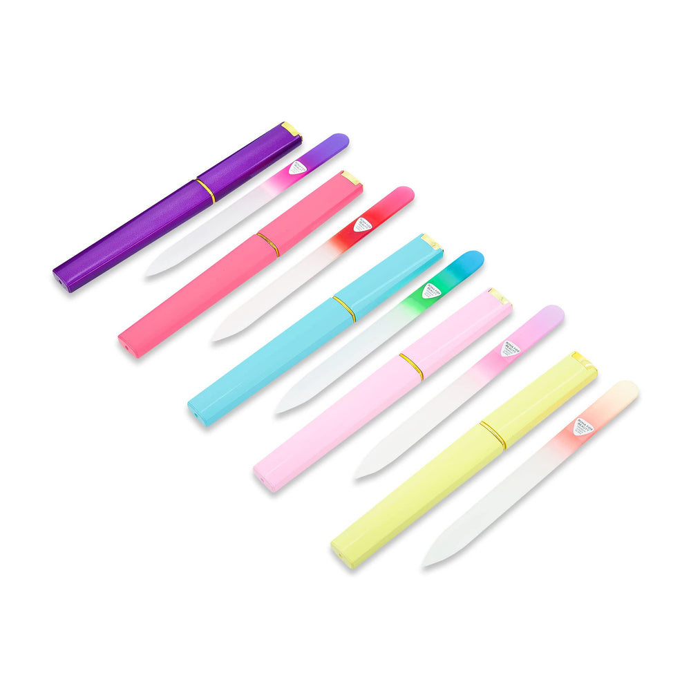 Travel-friendly Bona Fide Beauty nail file set ready for on-the-go care