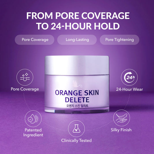 bonamedusa orange skin delete primer box display for pore care