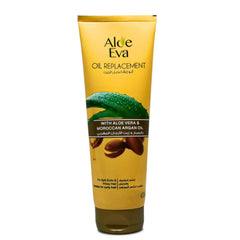 Bonballoon Aloe Eva Oil bottle showing nourishing blend for silky, manageable hair.