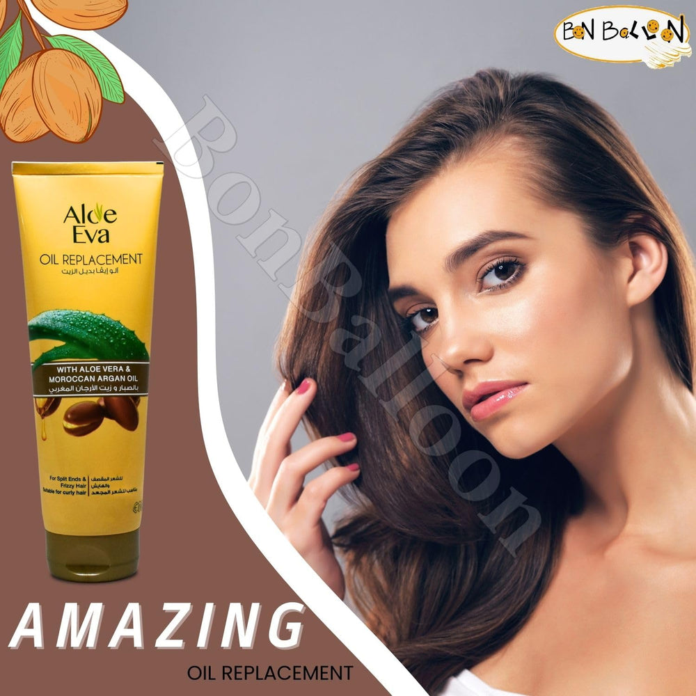 Bonballoon Aloe Eva Oil bottle with droplet dispenser for tidy, measured application.