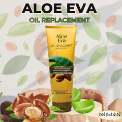 Bonballoon Aloe Eva Oil demonstrates added shine and healthy-looking hair.