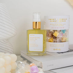 Bonblissity Nourishing Body Oil vanilla spa-like scent enhancing routine.
